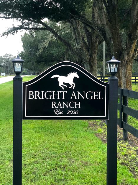 Bright Angel Ranch Entrance Sign