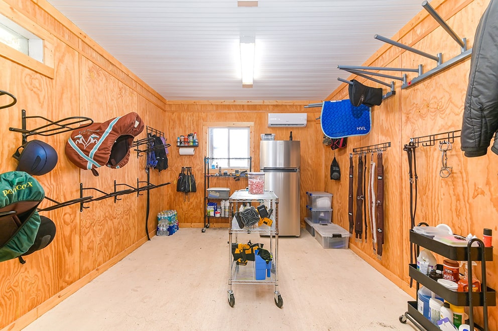 Air-Conditioned Tack Room